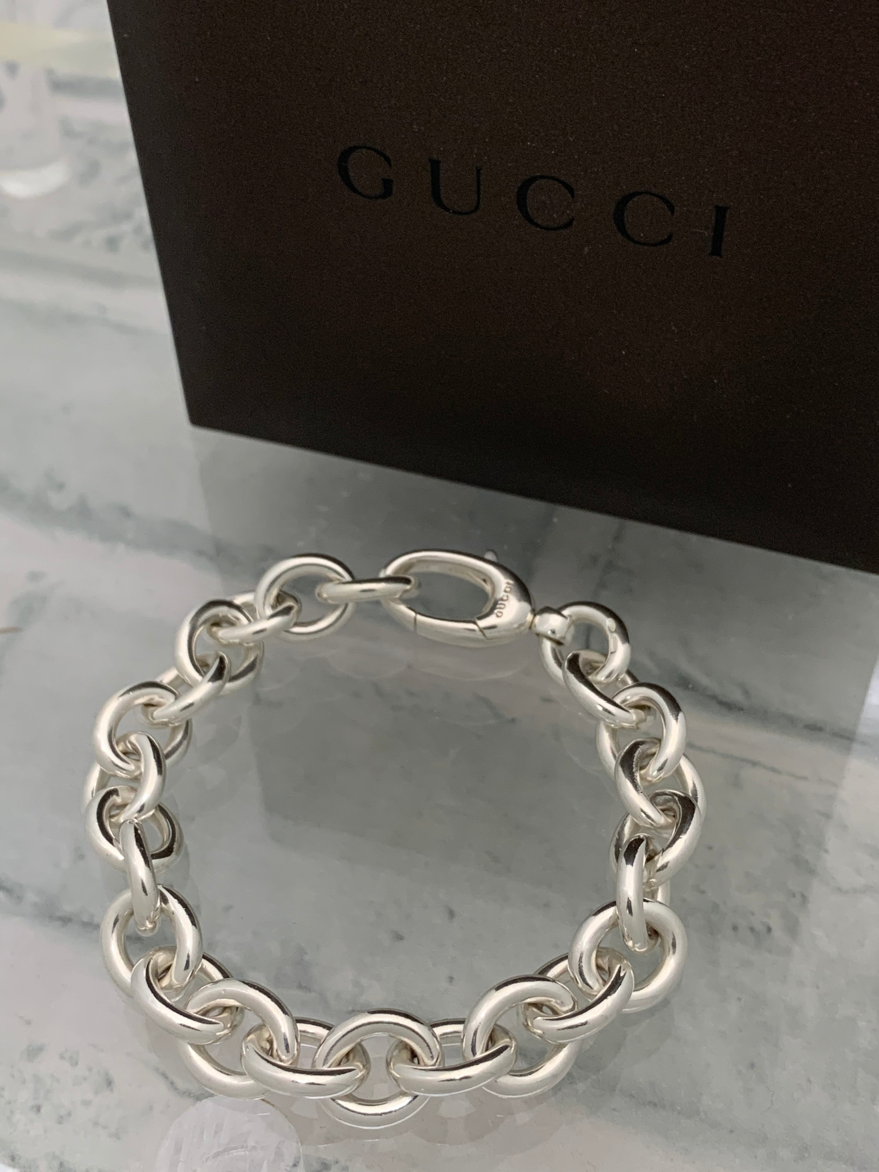 超美品 オールドグッチ GUCCI ヘビー リンクチェーン 超美品 オールドグッチ GUCCI ヘビー リンクチェーン
