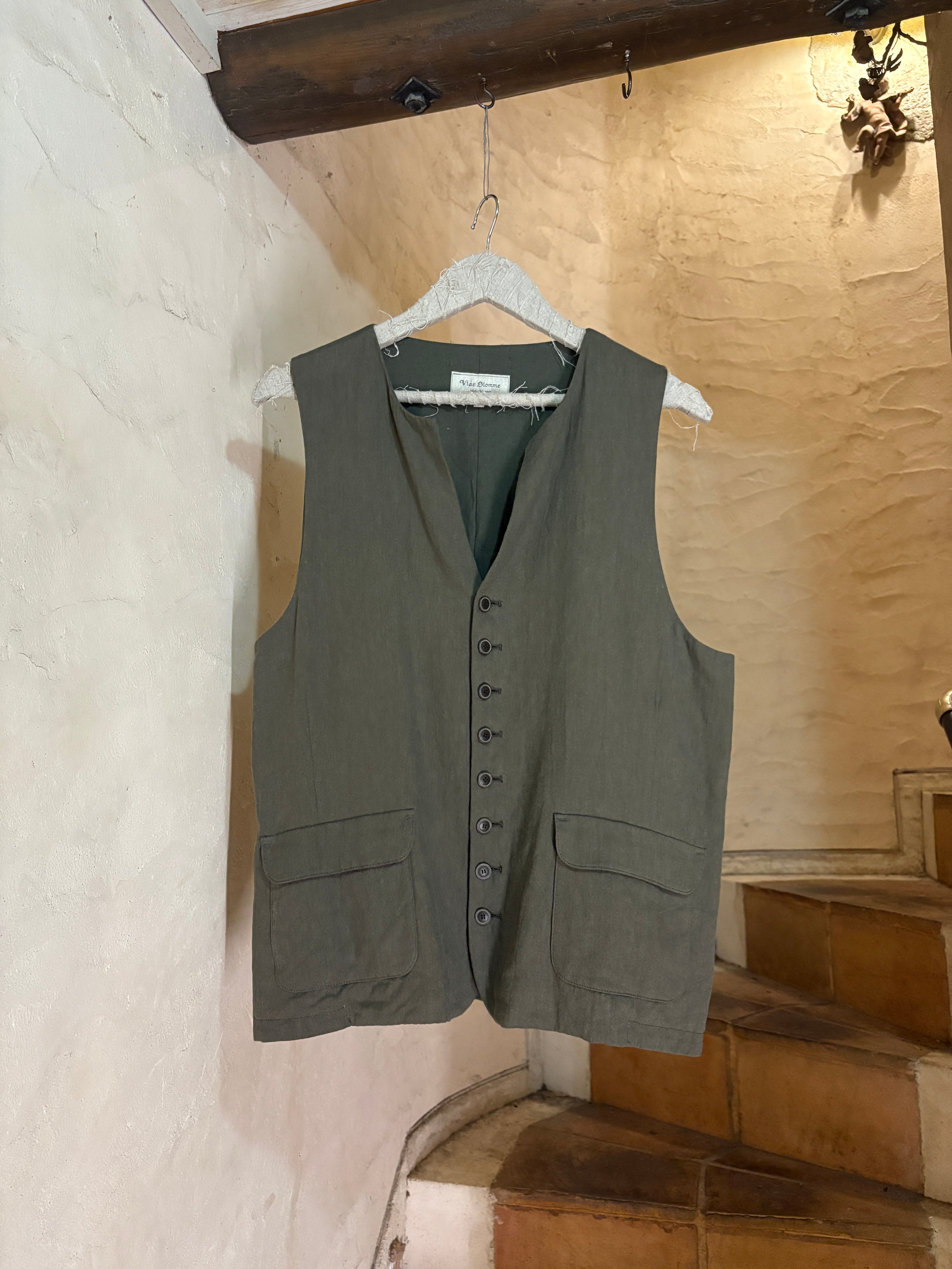 VLAS BLOMME | TENCEL COTTON LINEN TWILL GILET