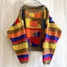 【3D Patchwork Knit】90s Multi-Color / 立体編み パッチワーク 3Dニット