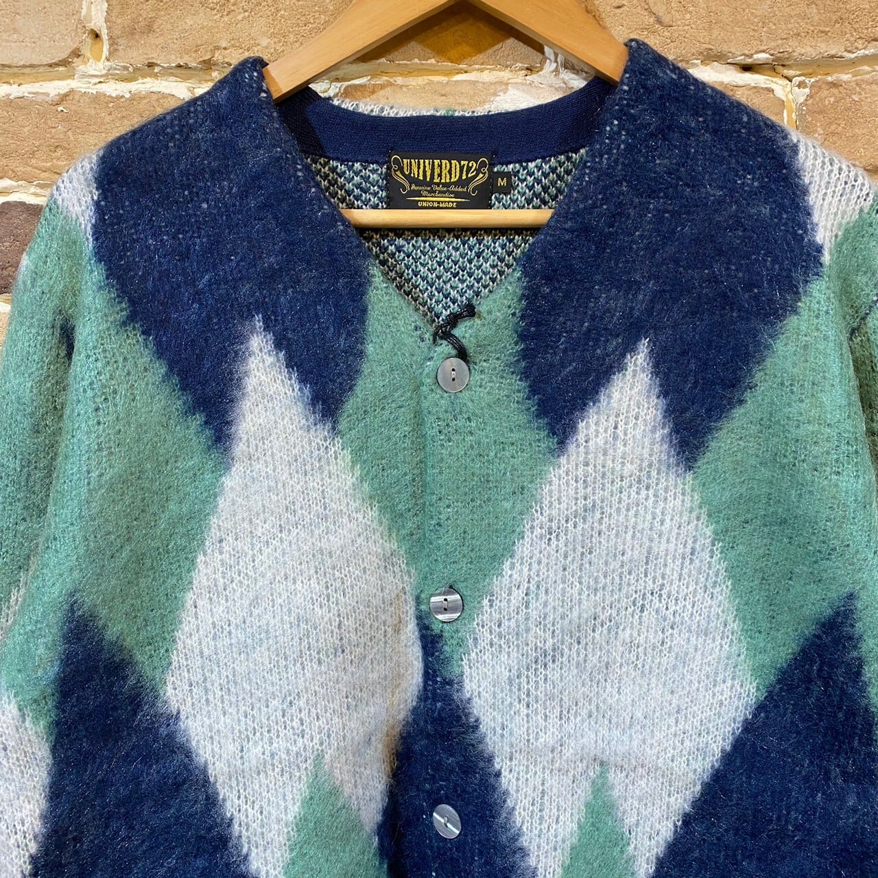 UNIVERD72 / MOHAIR TOUCH CARDIGAN〝DIAMOND〟』 | RUBBER DUCK