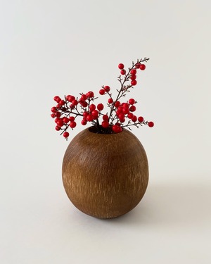 マンゴーウッド スクラッチ ベース｜Mango Wood Scratch Vase