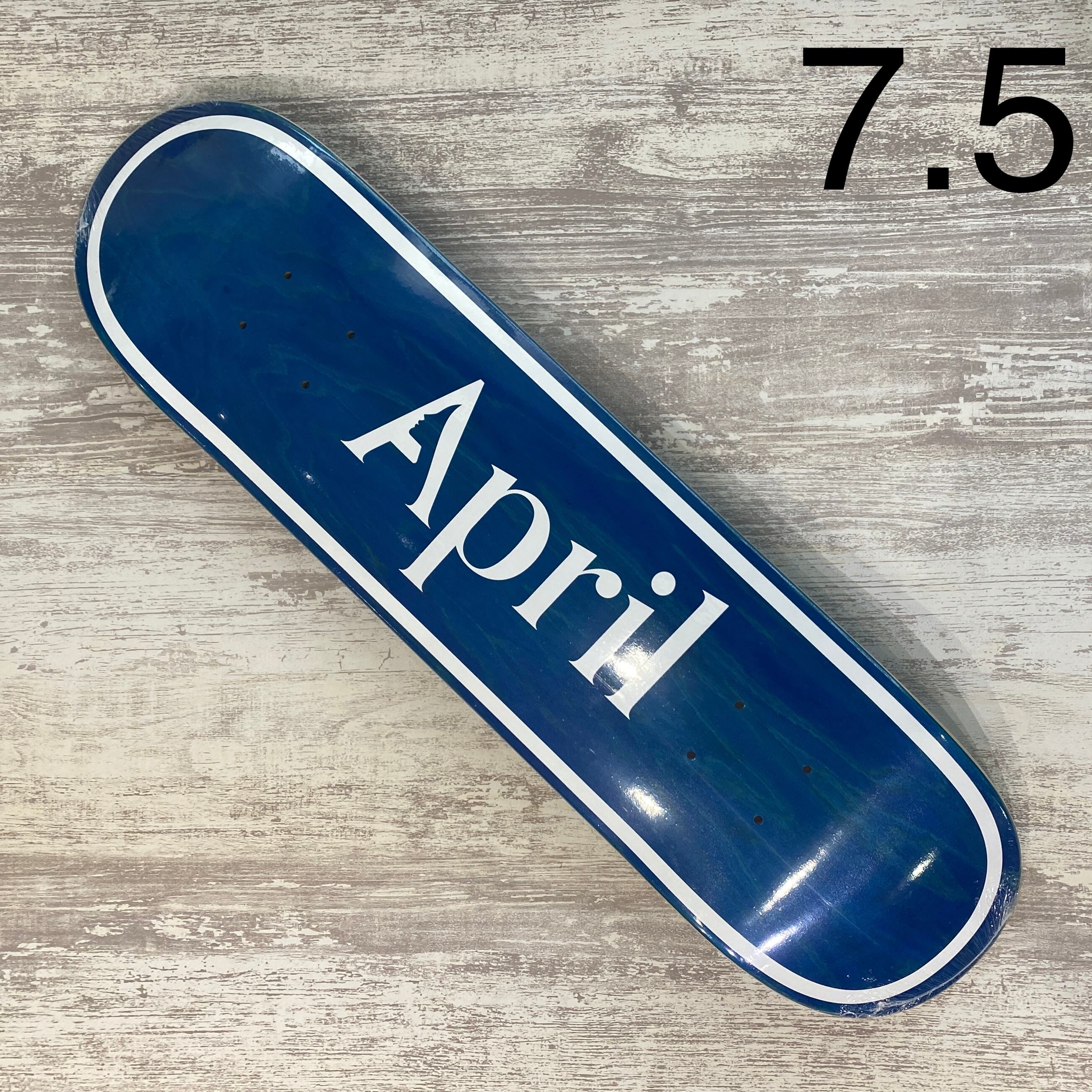 【APRIL】OG LOGO BLUE 7.5inch