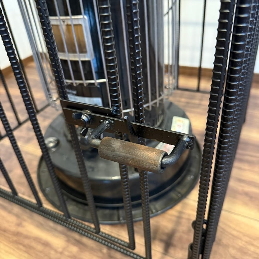 トヨトミ KS-67H対応 ストーブガード 工房金魚アイアンシリーズ 艶消し