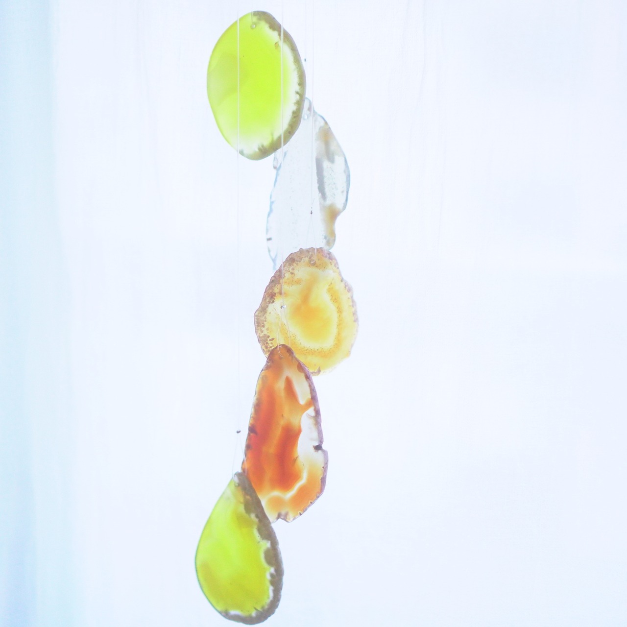 Lemon Tea - アゲートヒーリングチャイム / Agate Sun Catcher Wind Chime 619