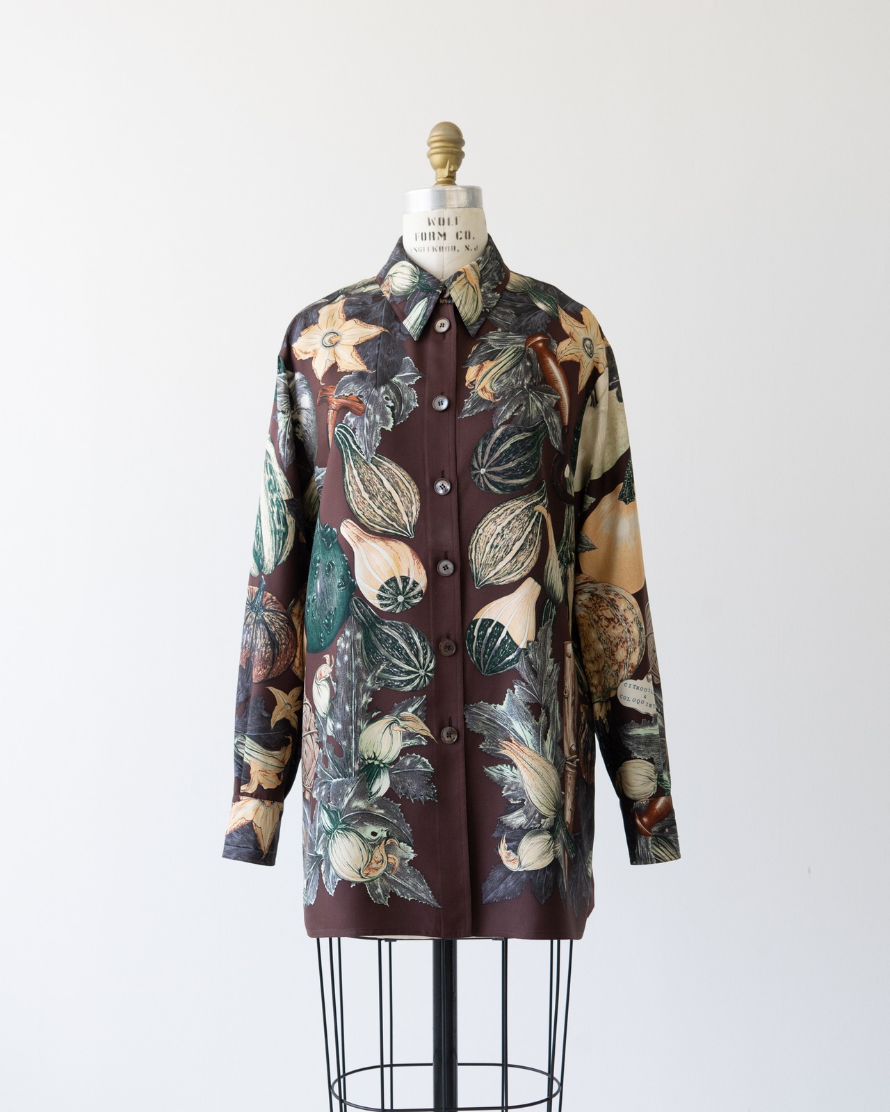 〈Hermès by martin margiela〉Silk Shirt