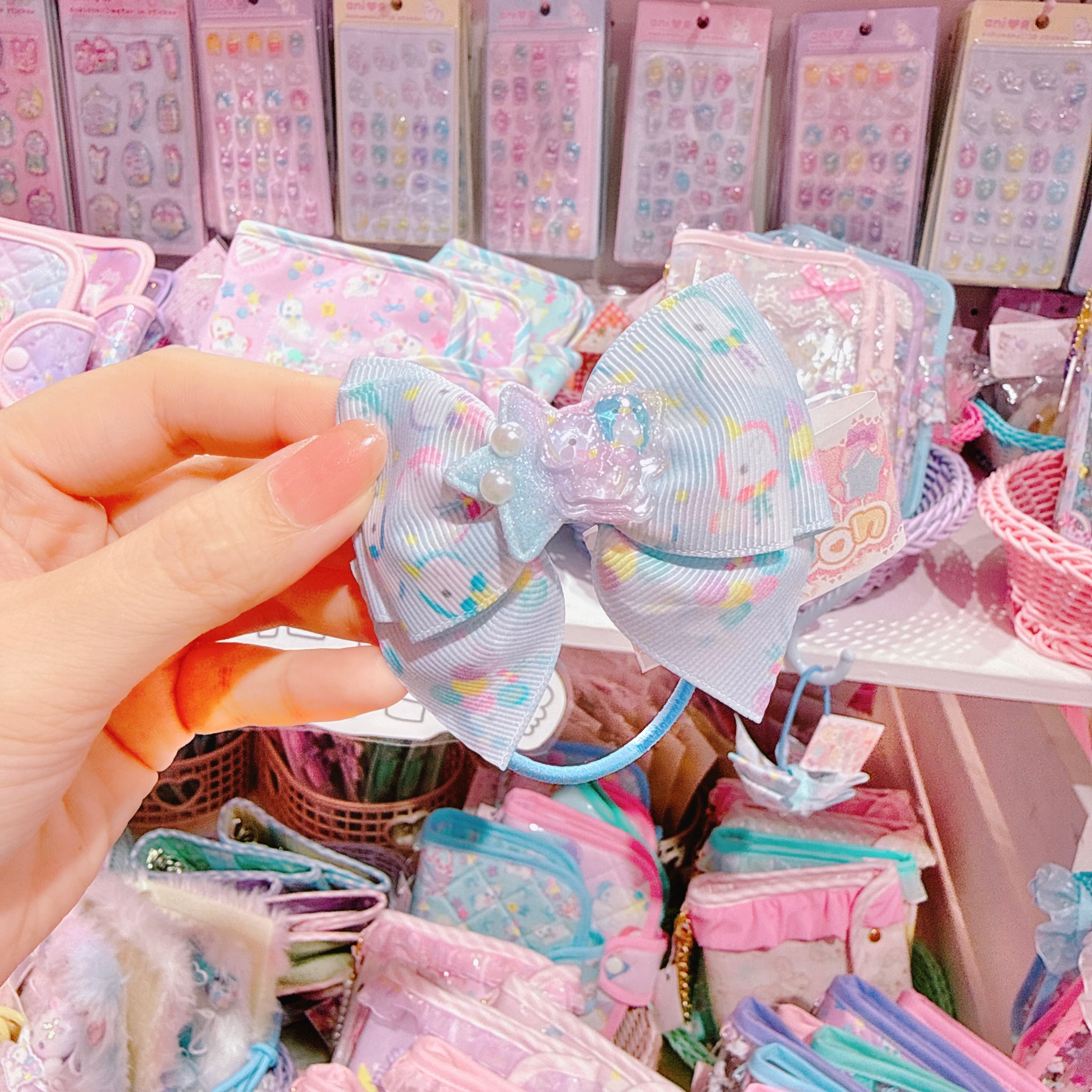 【C5】85-28パーツ付きヘアゴム