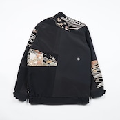 【BJK-M0023】XSsize再構築リバーシブル着物ボンバー KIMONO REVERSIBLE BOMBER JACKET
