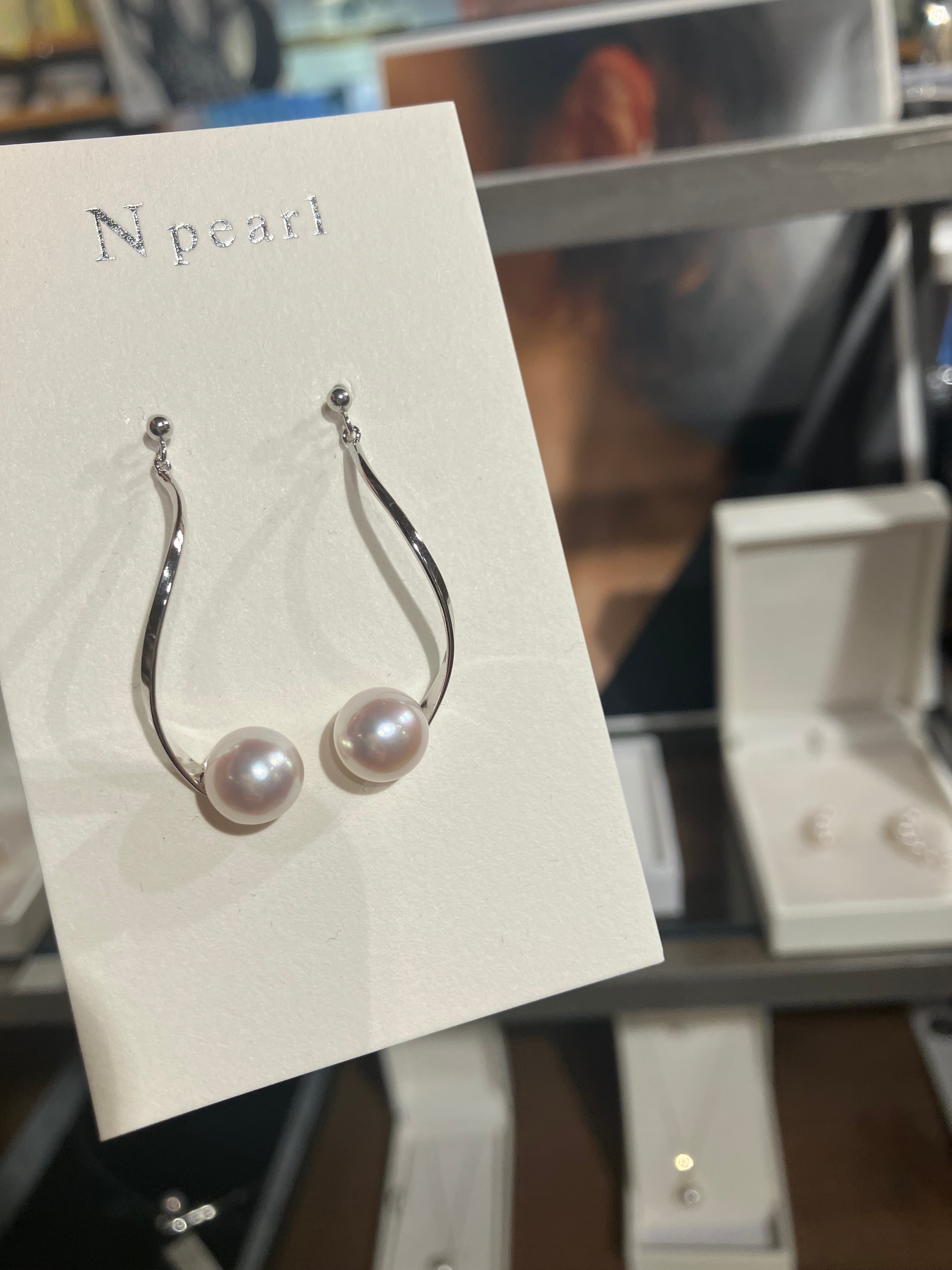 【1/25までのpop-up期間限定】愛媛宇和島産 本真珠 パールピアス N pearl