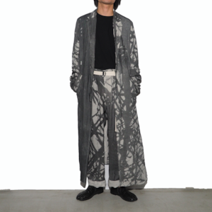 DISTORTION3-Reversible Layered Coat 〈Grey〉