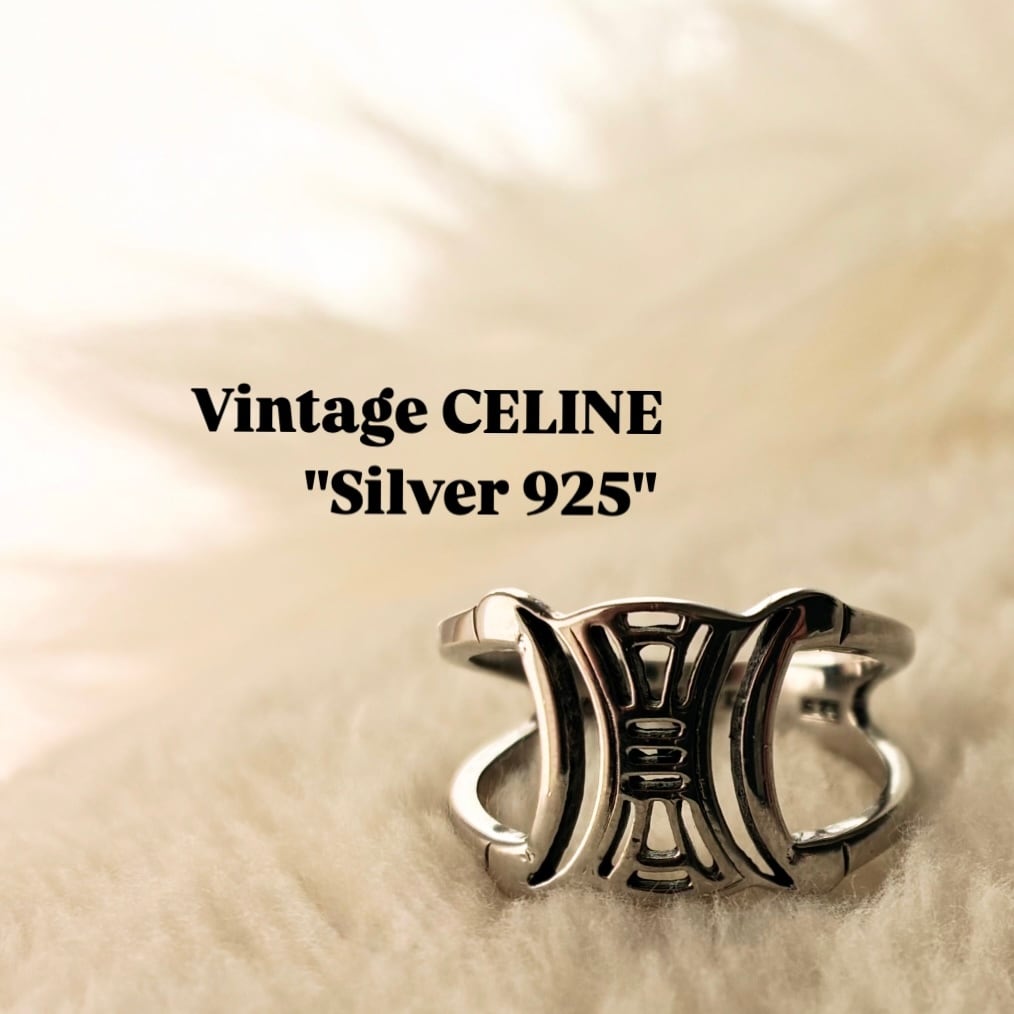 ✮ Silver925刻印あり✮ CELINE...Vintage ring ✮ Silver925刻印✮ CELINE Vintage ring ✮ | OKAKURA Vintage…shop