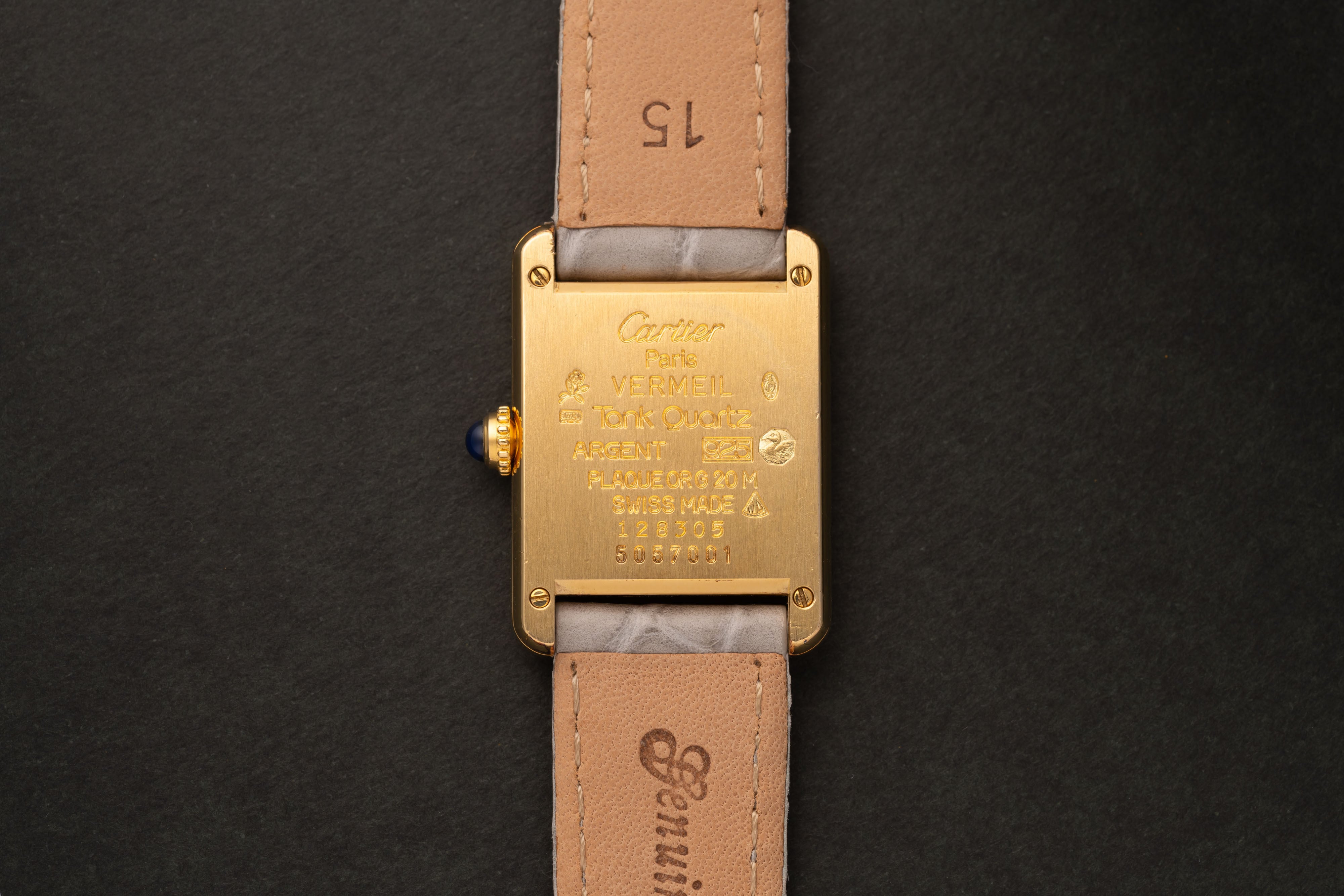 カルティエ CARTIER マストタンク SM ヴェルメイユ クォーツ Cartier（カルティエ）/ MustTank SM (マストタンクSM）/クオーツ式