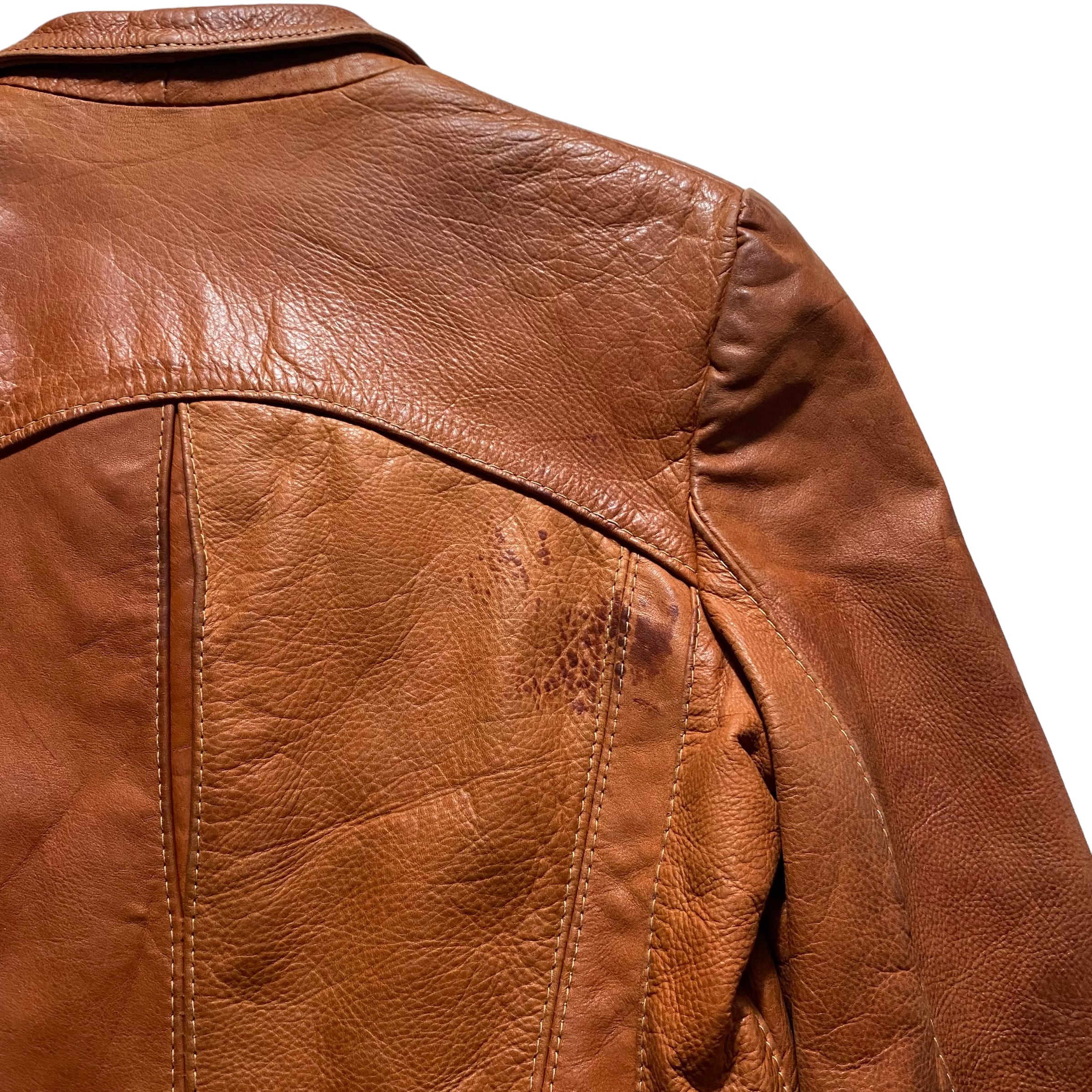 vintage 1970's GANDALF craft leather jacket | NOIR ONLINE vintage 1970's GANDALF craft leather jacket | NOIR ONLINE