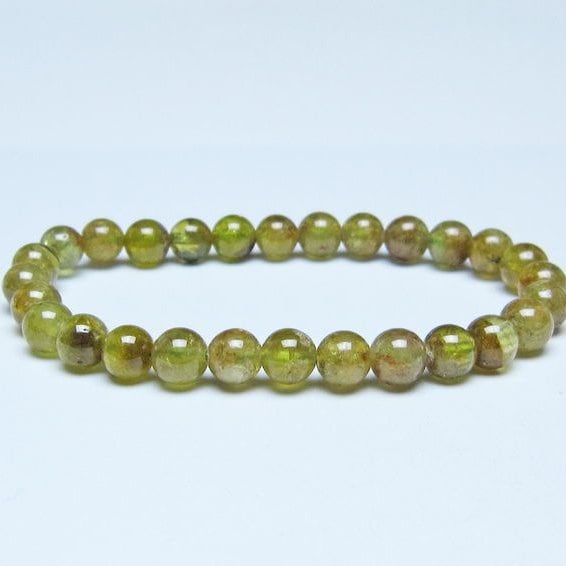 ツァボライト ブレスレット 7mm 一点物 メール便可 111-49763