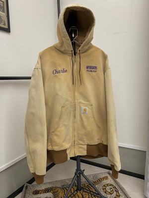 80sVintage Carhartt Embroidery Active Jacket/L