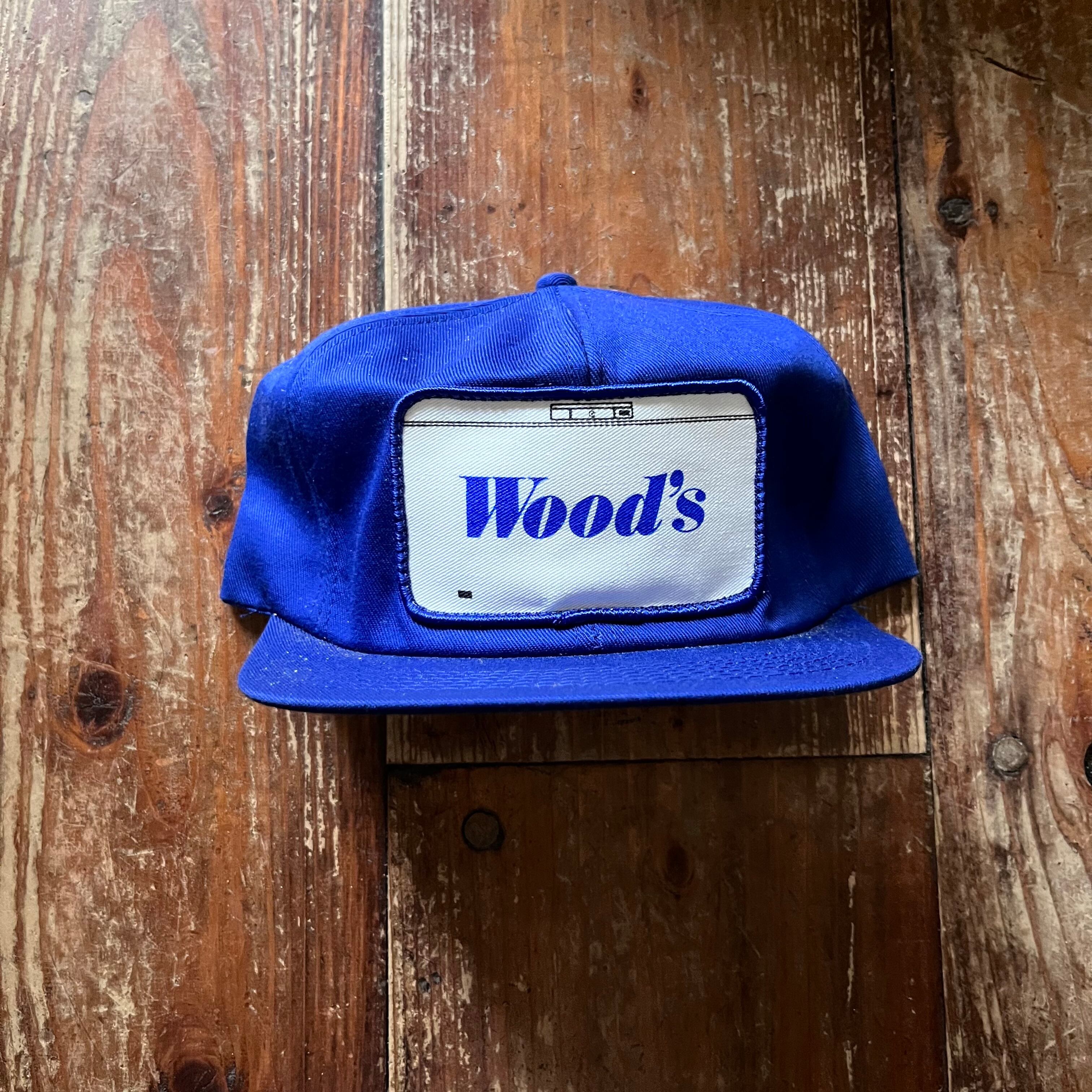 1970's Deadstock "K-Products" Cotton Twill Trucker Hat /Wood's