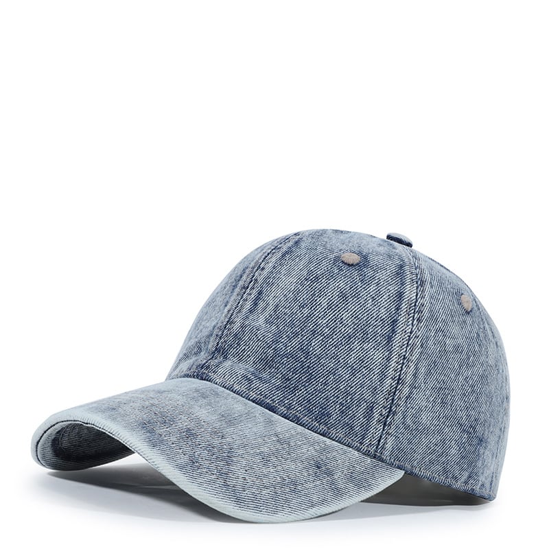 レトロベースボールキャップ / Retro Denim Baseball Cap