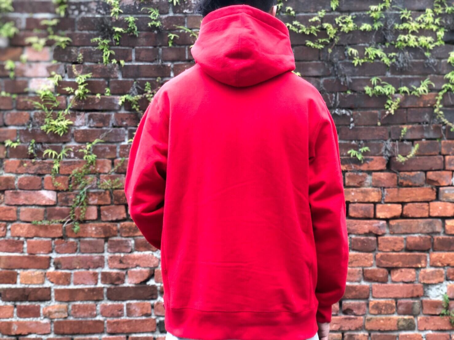 19AW Supreme BANDANA BOX LOGO HOODED SWEATSHIRT RED LARGE 