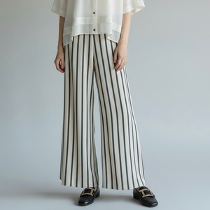 綿麻ストライプパンツ 20268821-317