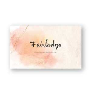 水彩グラデ×ゴールドライン ｜ アクセサリー台紙 ｜ cd_00247_N