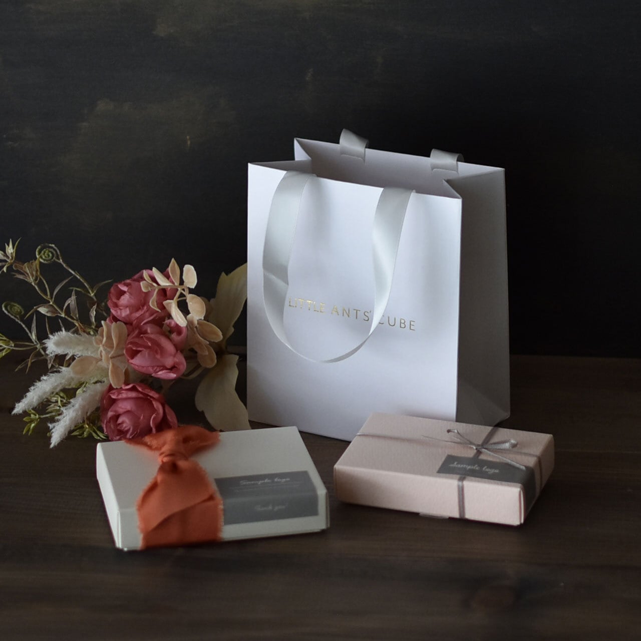 紙袋（平袋・角底袋） | 小さな箱屋 リトルアンツキューブ ラッピング