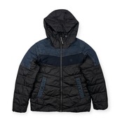 G-STAR RAW ジースター ロゥ デニム切替 フード付き 中綿 ジャケット サイズ M /ブラック×インディゴ/メンズ