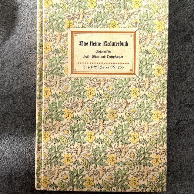 インゼル文庫 269番  高山・野草の図鑑 ドイツ 古書 2512008-4