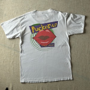 90’s-00’s DeKuyper Pucker Print Tee / Unisex M-L / Made in USA