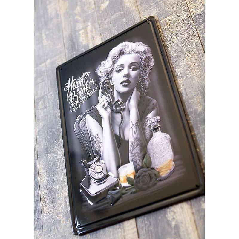 マリリンモンロー デザイン おしゃれ アートポスター アイアン USA