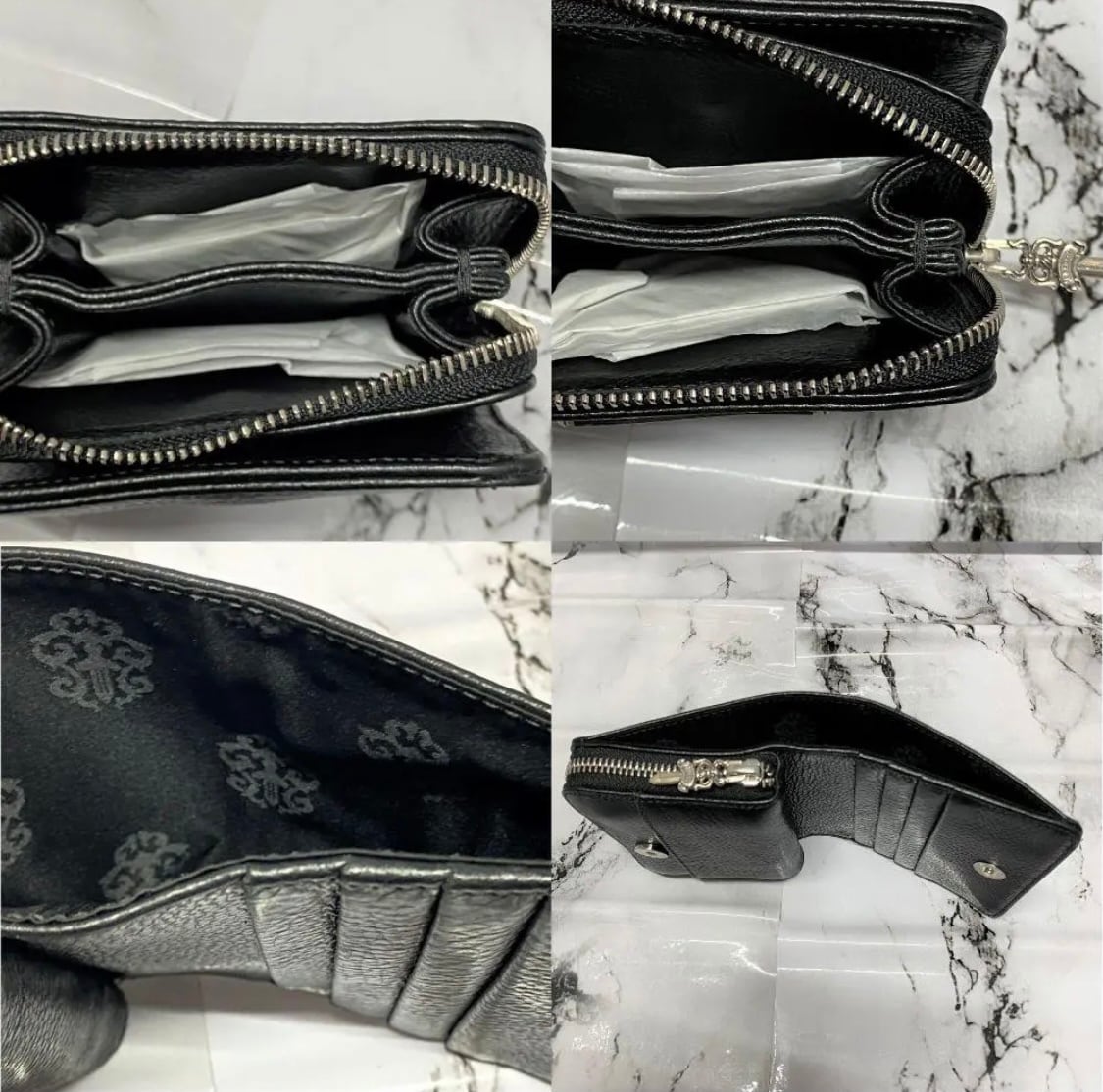 クロムハーツ Square ZIP BILL ウォレット | chromehearts