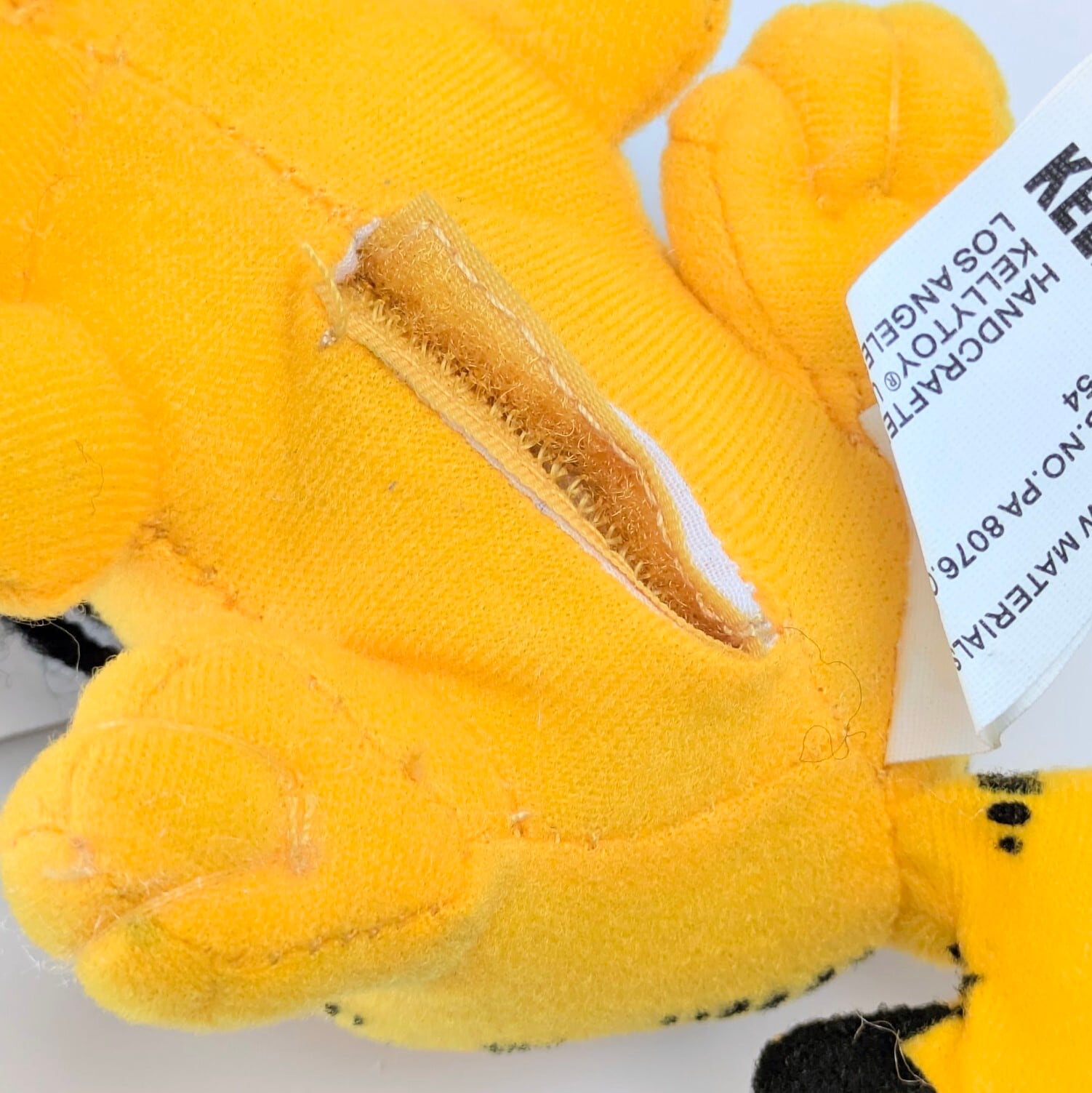 ♧ ☆ VINTAGE2004 ☆【ガーフィールド(Garfield)ぬいぐるみキーホルダー】PLUSH KeyHolder 2004年製〚アメリカン雑貨 アメトイ〛