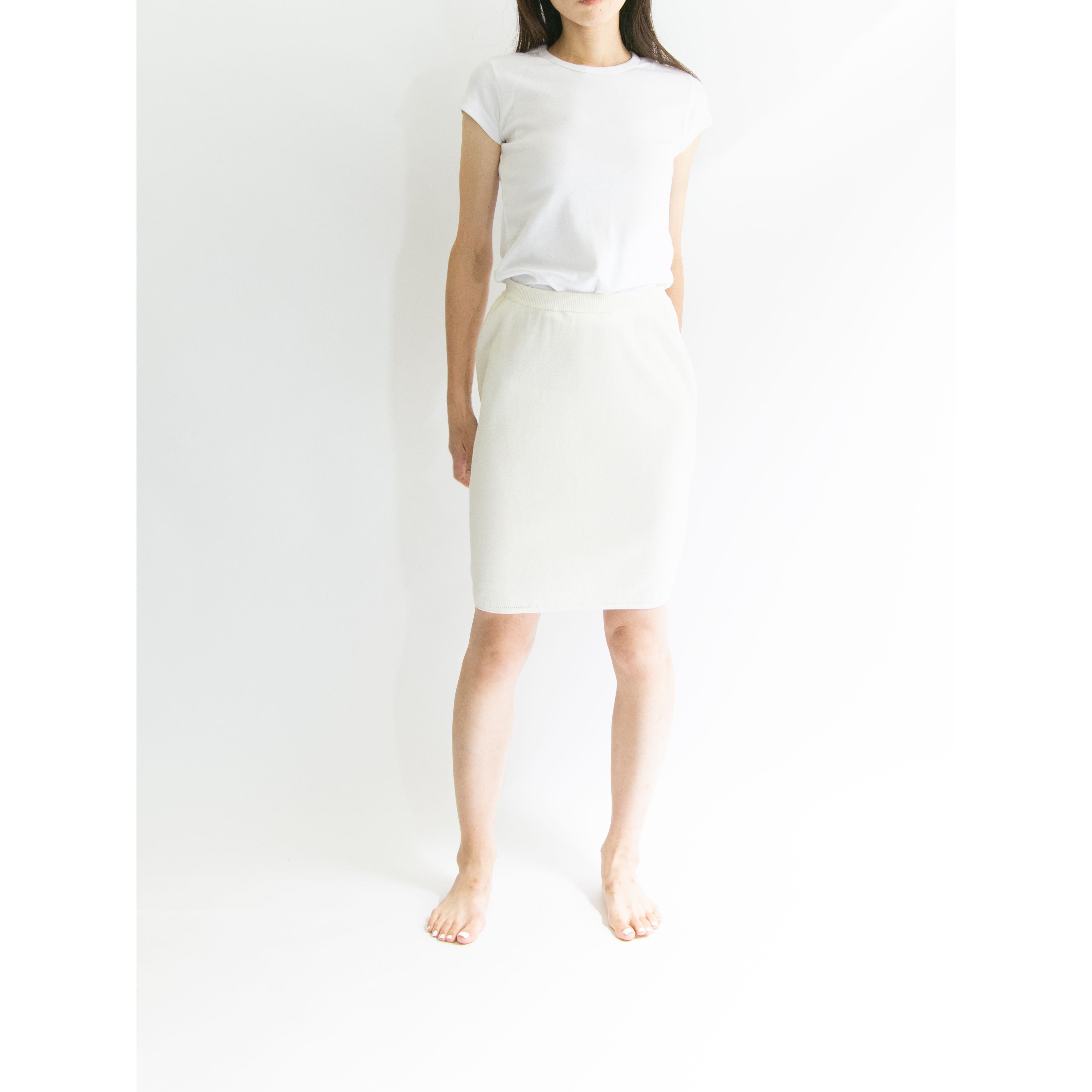 【Christian Dior 】Cotton-rayon knit skirt（クリスチャンディオール コットンレーヨンニットスカート）10d