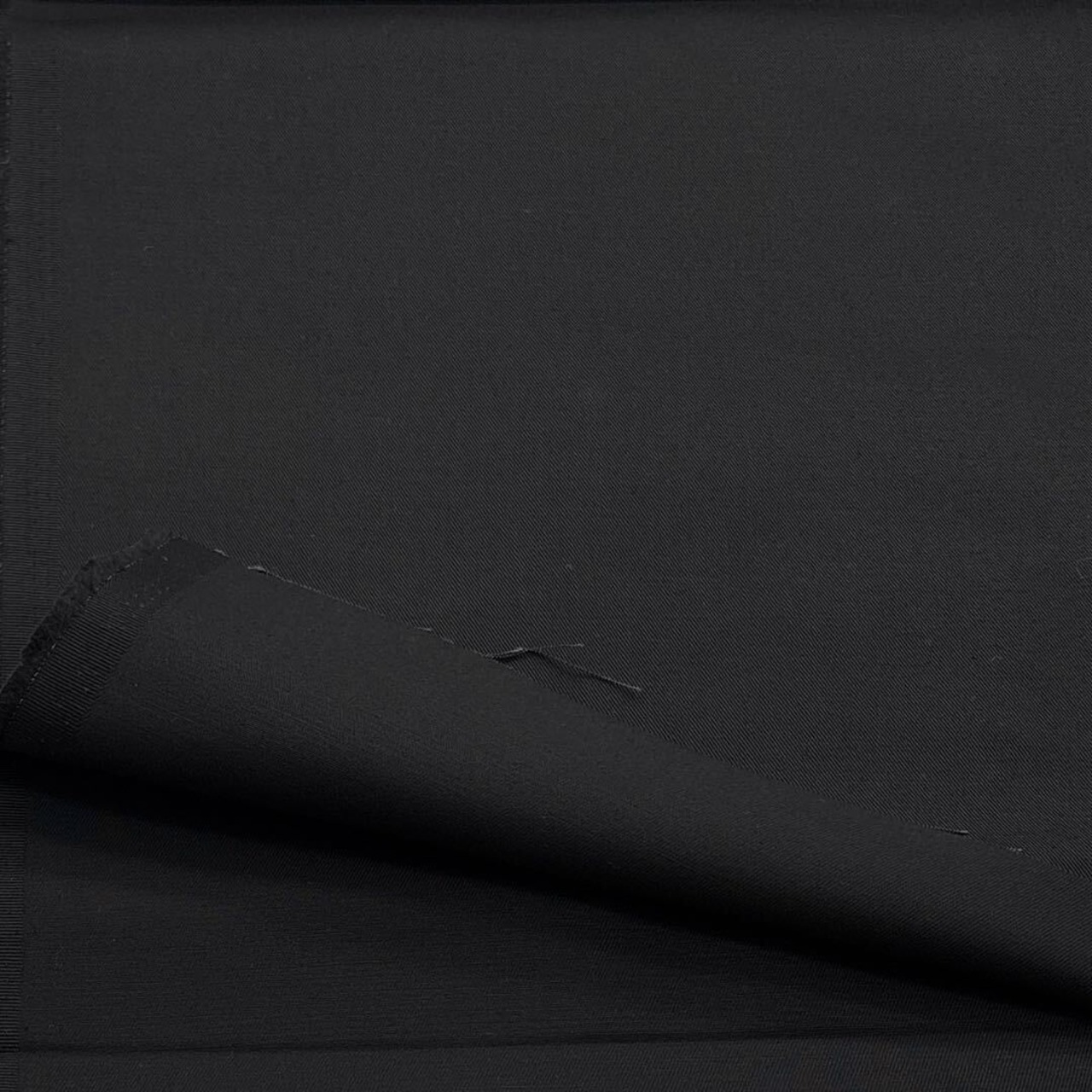 ★TC187◆2m◆綿100%ツイル生地◆ブラック