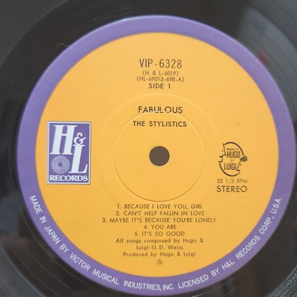The Stylistics / Fabulous 16小節の恋 [VIP-6328] - 画像3