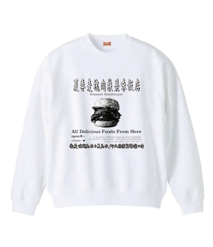 夏季麦塊肉挟美味飯店 SWEATSHIRTS - WHITE