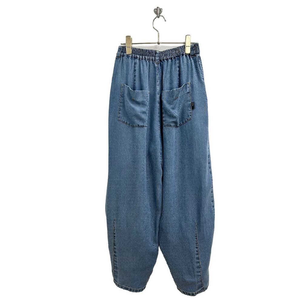 予約販売] ayane アヤン テンセルデニムタックバレルレッグパンツ