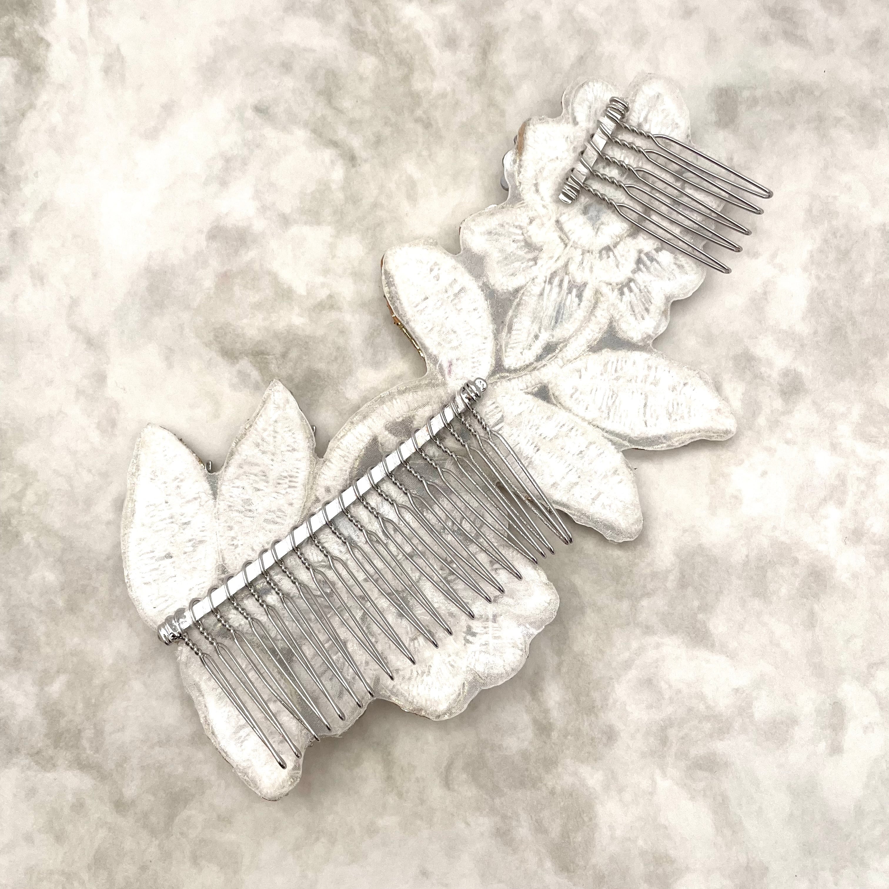 オリジナル商品 / papillon ビーズ刺繍ブライダルヘッドドレス