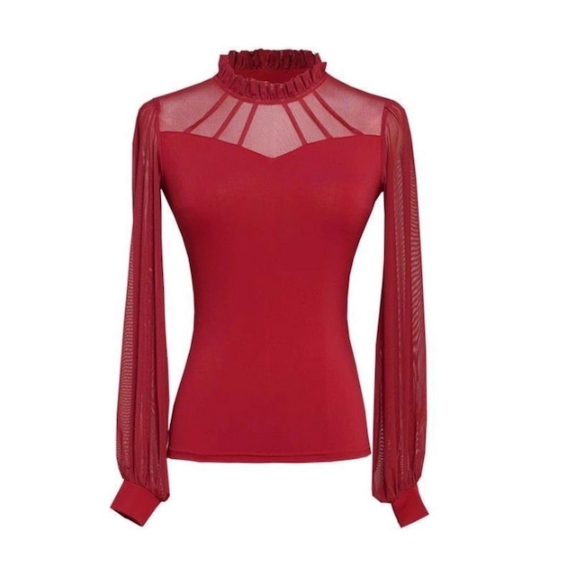 シアースリーブ・エレガントダンストップス ds0971