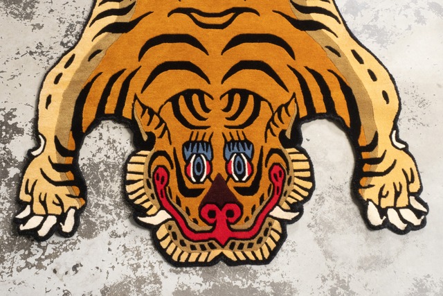 Tibetan Tiger Rug 《Lサイズ•ウール061》チベタンタイガーラグ