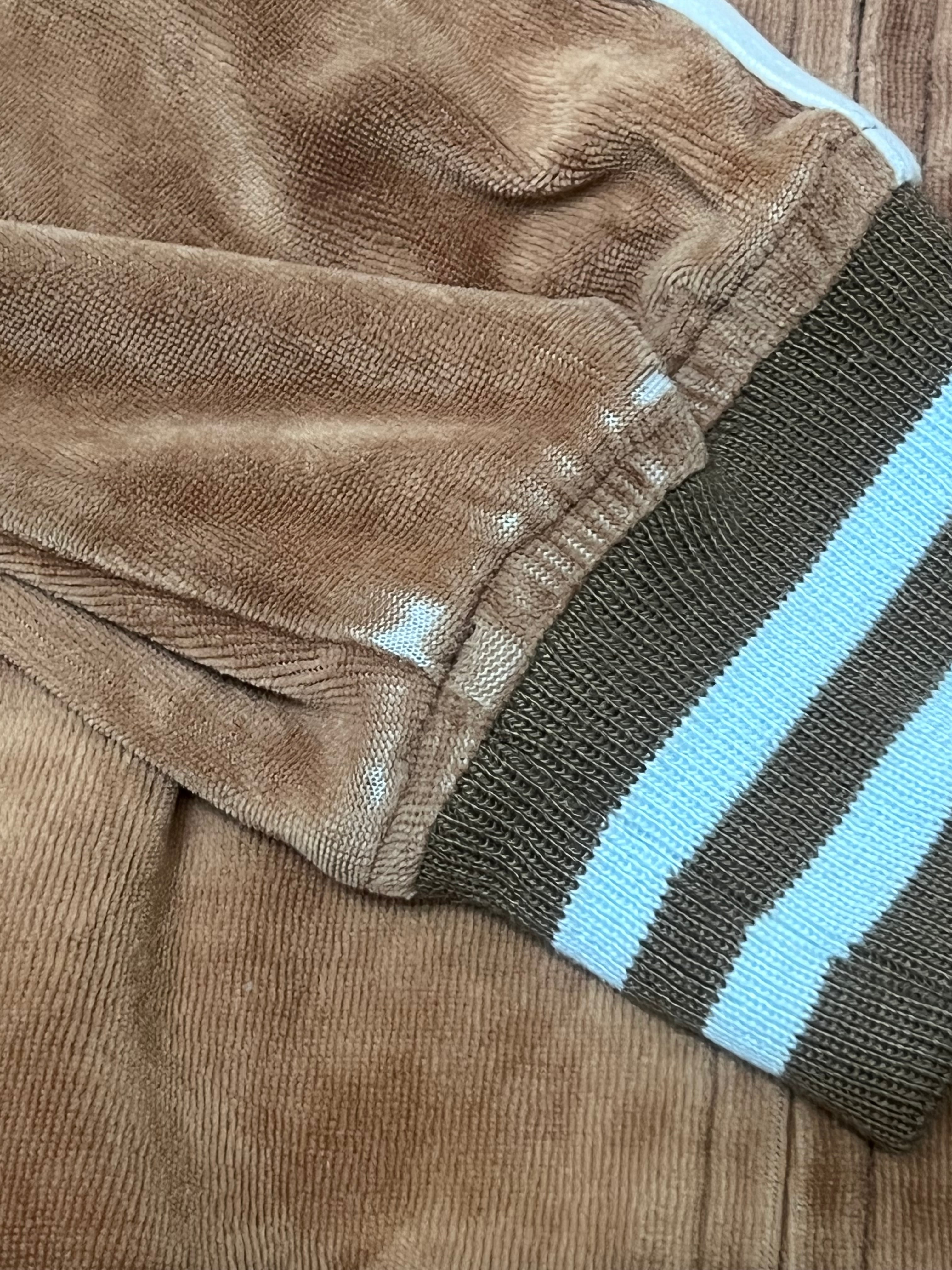 希少ブラウンベロアXL⭐️90s VANS スカルトラックジャケットvintage VANS バンズ ベロア スカル スカジャン風 デザイン スエット ジャージ