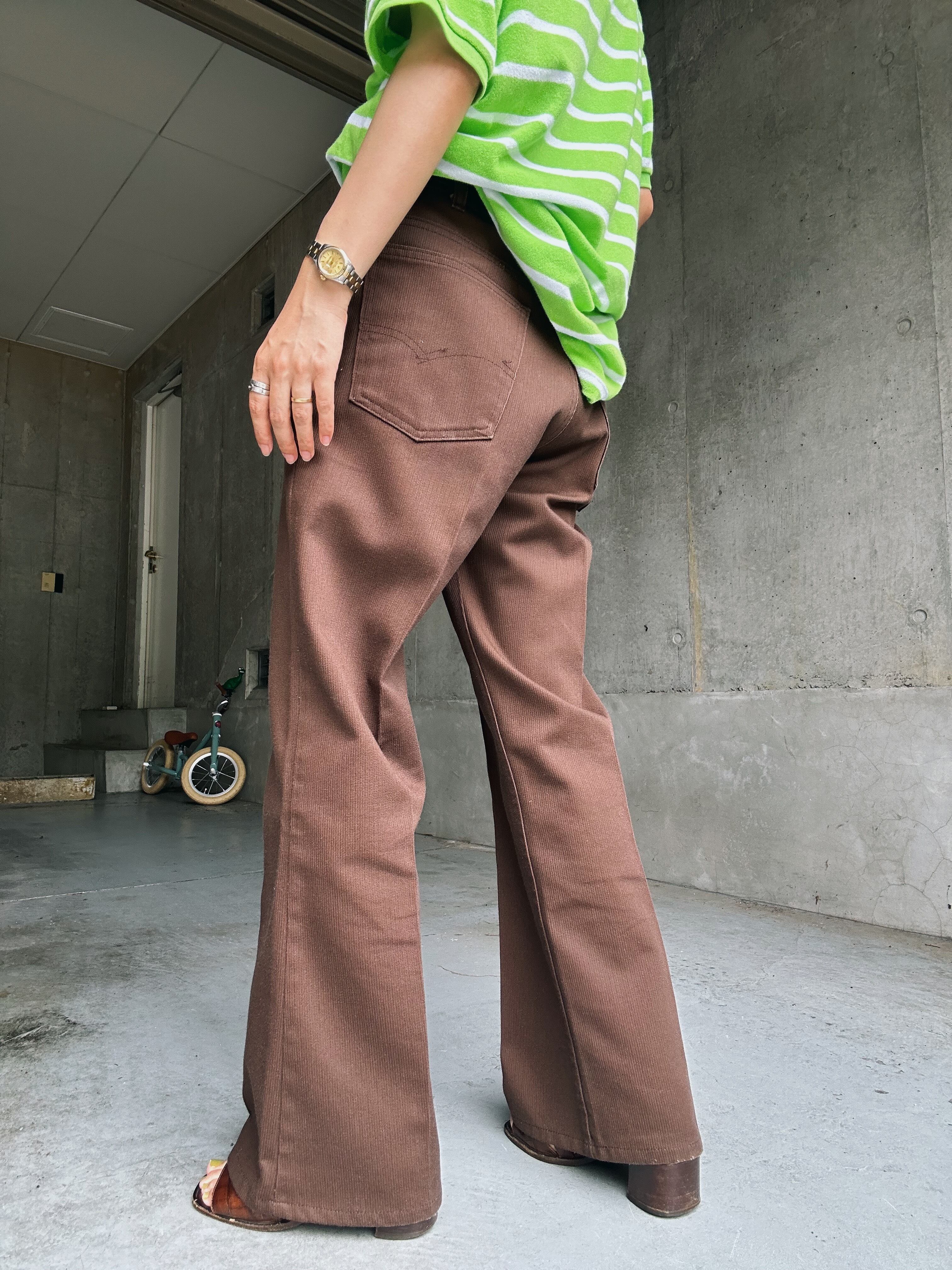 (PT675)80"s Levi's 517 STA-PREST ®︎tab 42TALON
