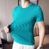 slim fit stretch breathable T-shirt 00126