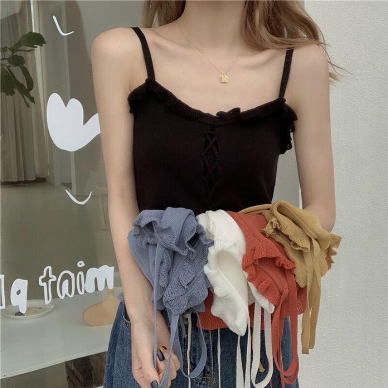 スタイルスプリングショートニットノースリーブ 春物 YY-ファッション73992439232