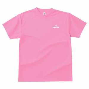 GLIMMER ドライTシャツ ワンポイント（ピンク）