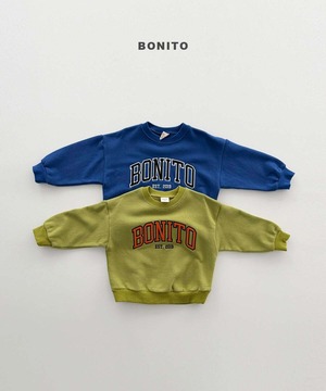 【予約】bonito  Bonito embroidery sweatshirt
