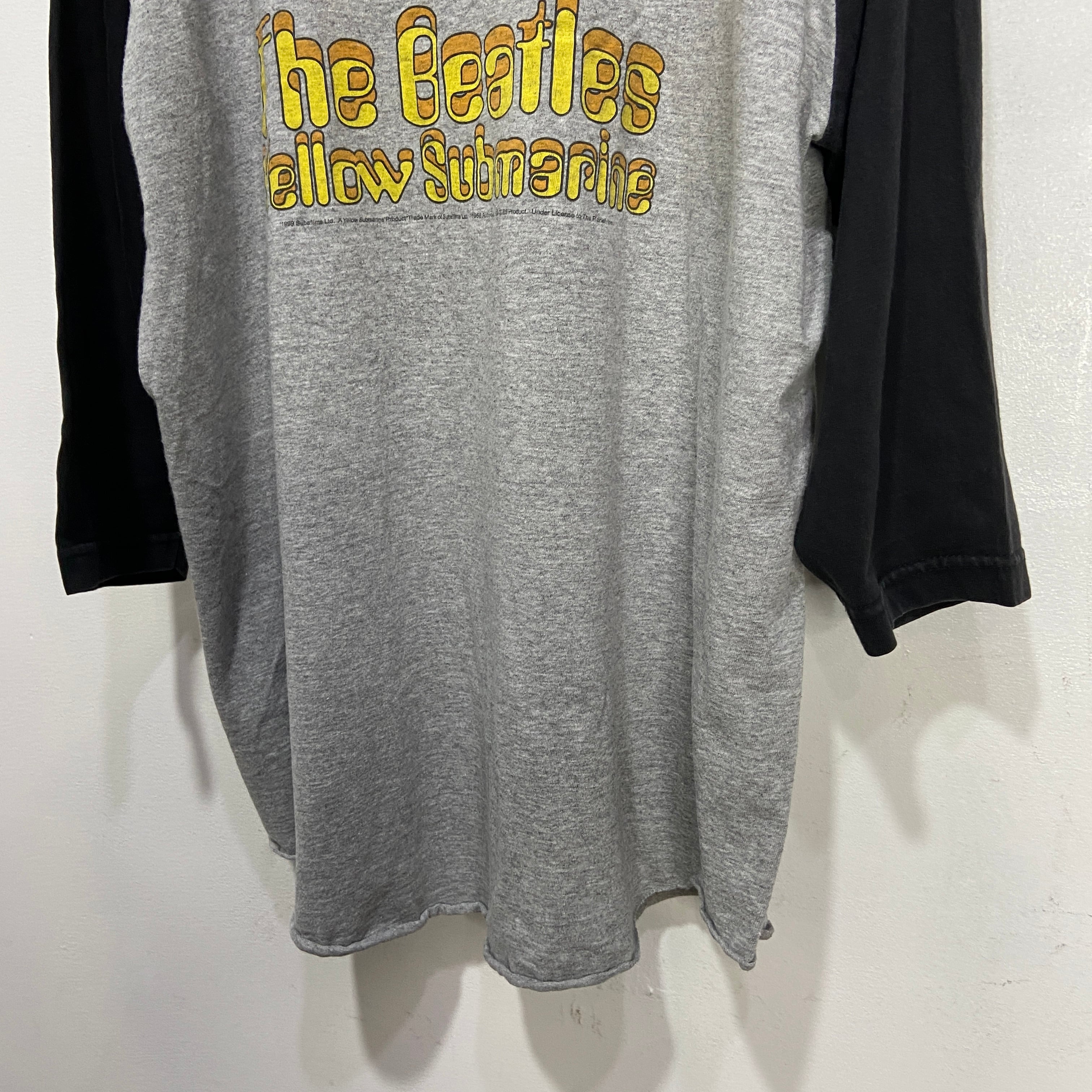 希少 90s USA製 BEATLES ラグランTシャツ イエローサブマリン XL 希少 90s USA製 BEATLES ラグランTシャツ イエローサブマリン XL