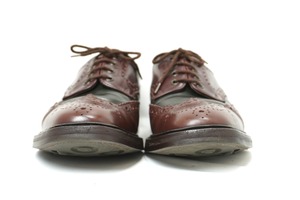 【PEAL&CO.】Darby Full Brogue Brown×Green  8h D (Second Hand)