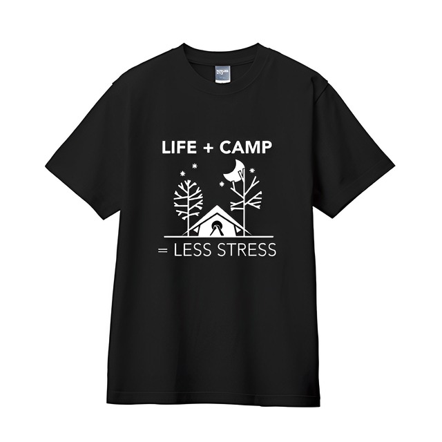 JOL Original Design T-shirt: Life+Camp=Less Stress [J010]