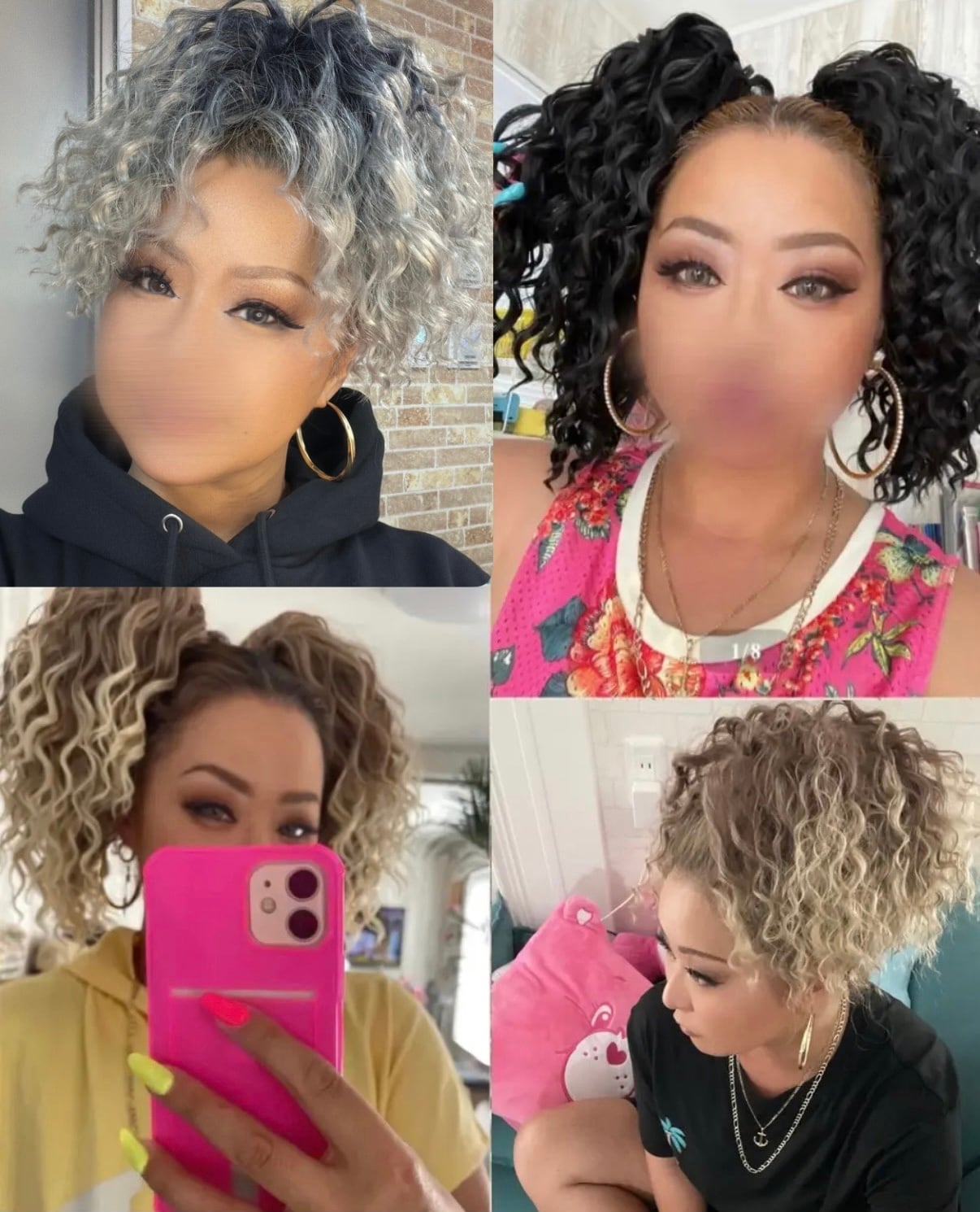 4色有☆ショートスパイラルポニーウィッグ① | PEKOPON☆WIG