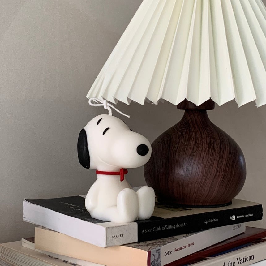 snoopy candle / スヌーピーキャンドル オブジェ 韓国 | tokki maeul