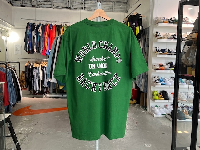 AWAKE × CARHARTT POCKET SS TEE GREEN XL 13380